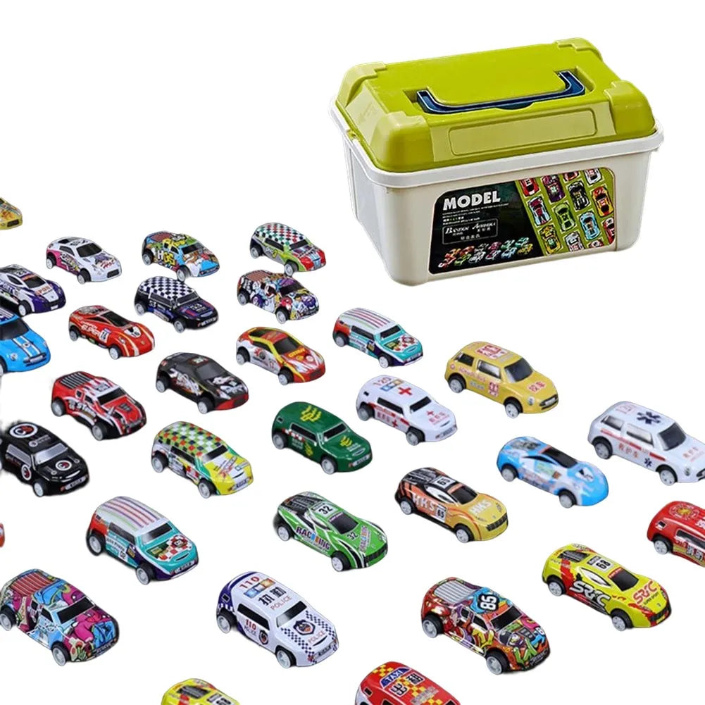 Mini Alloy Model Car Set